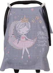 Sevi Bebe Car Seat Cover Princess Gray