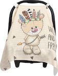 Sevi Bebe Car Seat Cover Bear Beige