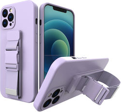 Hurtel Rope Back Cover Σιλικόνης 1mm Μωβ (iPhon...
