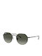 Ray Ban Jack Unisex Sonnenbrille mit Schwarz Metall Gestell und Gray Verlaufsfarbe Linse RB3565 002/71