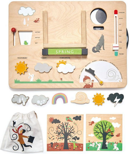 Tender Leaf Toys Μετεωρολογικός Σταθμός Educational Game Knowledge made of Wood for 3+ years Years Old