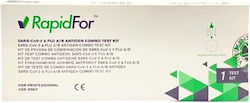 Vitrosens RapidFor SARS-CoV-2 & FLU A/B Combo Antigen Test Kit Rapid Test with Nasal Sample 1pc