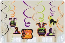 Amscan Halloween Witches' Crew Κρεμαστό Διακοσμητικό για Party Halloween 12τμχ