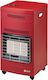 Sicar Euro 90R Κεραμική Σόμπα Υγραερίου 4200W Κόκκινη 40.5x44.5x77cm