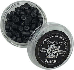 MICRO RINGS MICRO RINGS SEISETA BLACK 150pcs.