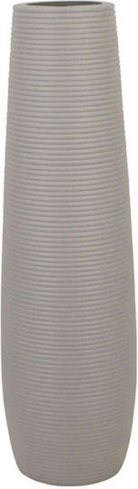 Marhome Decorative Vase Gray 15x15x58cm