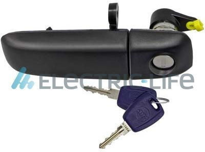 Electric Life Door handle ElectricLife Driver Side Exterior Handle Fiat Panda ZR80488SC