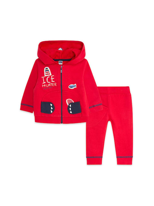 Tuc Tuc Kids Sweatpants Set Red 2pcs