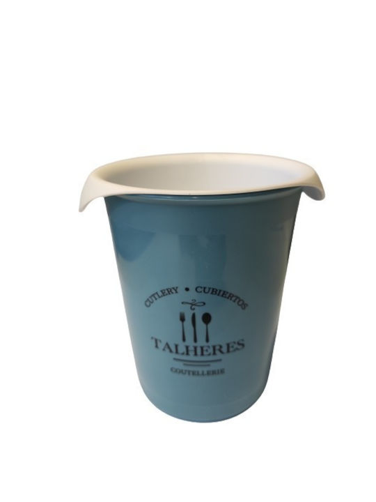 Plastic Blue Cutlery Drainer 12x12x13cm