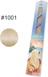 ΤΟΥΦΕΣ SEISETA HAIR EXTENSION TAPE-IN 50/55cm #1001 6τεμ. 15gr