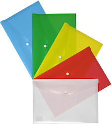 Salko Paper Folder Transparent with Button for Paper A5 5202832054038 (Μiscellaneous colours)