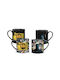 Graffiti Batman Villains Heat Change Mug Ceramic Black 350ml