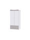 Exclusive Zwei Türen Schrank mit 1 Schublade Weiß 80x57x178cm