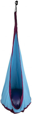 Tooky Toys Fabric Hanging Swing Nest for 3+ years Light Blue