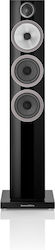 Bowers & Wilkins 704 S3 Ζεύγος Ηχείων Hi-Fi Δαπέδου 150W Π16.5xΒ26.3xΥ92.5εκ. Μαύρο