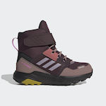 Adidas Παιδικά Μποτάκια Πεζοπορίας Terrex Trailmaker COLD.RDY Αδιάβροχα Shadow Maroon / Matt Purple Met. / Pulse Lilac