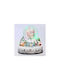 Aca Christmas Illuminated Decorative Village with Electric with Music and Movement 20x18x20cm.
