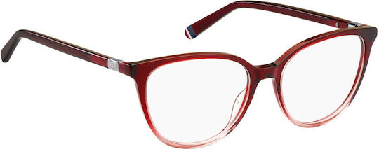 Tommy Hilfiger Femei Plastic Rame Ochelari Fluture Maro Broască țestoasă 106482C9A5-316