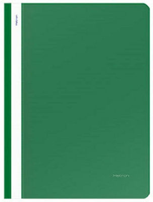 Metron Clipboard with Spring for Paper A4 Green χωρίς Οπές 1pcs