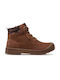 O'neill Chico Mid Jr Kids Military Boots with Zipper Brown