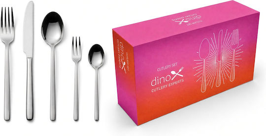 Dinox Napoli Cutlery Set Silver 30pcs