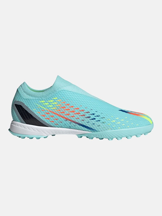 Adidas X Speedportal.3 TF Χαμηλά Ποδοσφαιρικά Παπούτσια με Σχάρα Clear Aqua / Power Blue / Solar Yellow