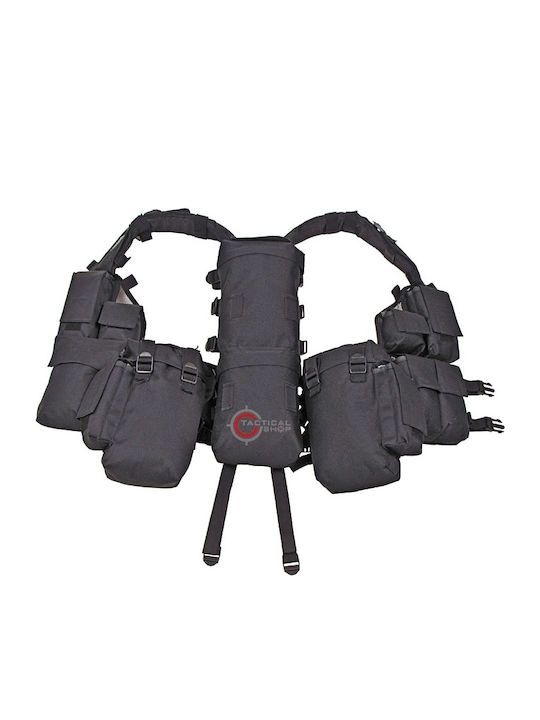 MFH Γilet de luptă Tactical Black Negru