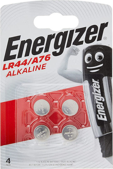 Energizer A76 Алкални Батерии За часовници LR44 1.5V 4бр