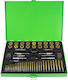 JBM 50792 Gewindebohrer & Schneideisen Set 8x1.25mm 56Stück