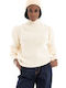 Vero Moda Women's Long Sleeve Sweater Turtleneck Beige