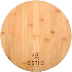 Estia Round Bamboo Chopping Board Brown 28x28cm