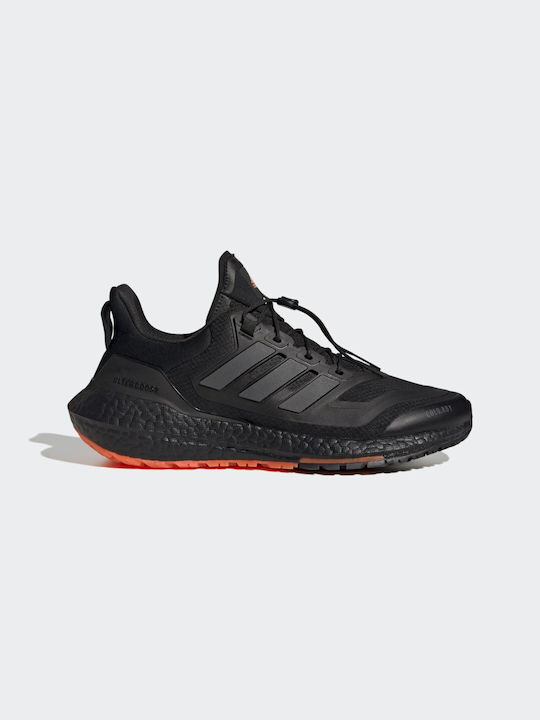 Adidas Ultraboost 22 Cold.Rdy 2.0 Running Sport Shoes Core Black / Carbon / Impact Orange