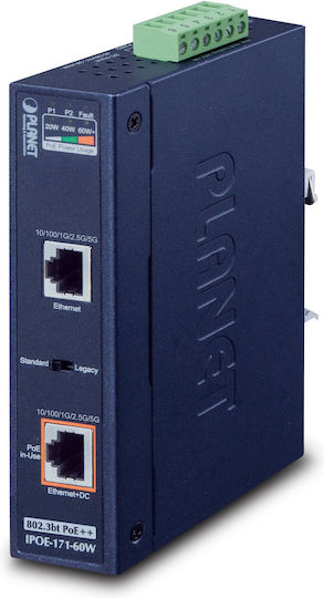 Planet Technology IPOE-171-60W Injector PoE++