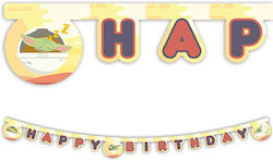 Procos Baby Yoda "Happy Birthday" Γιρλάντα για Party Star Wars Procos Baby Yoda "Happy Birthday" Γιρλάντα για Party Star Wars