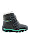 Daisy Mid Kids Boots with Velcro Gray