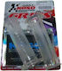 Koso Motorradlenkergriffe in Transparent Farbe