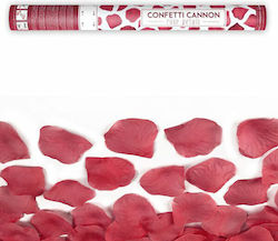 Rose Petals Confetti Cannon Red