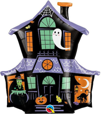 Μπαλόνι Foil Jumbo Halloween Halloween Haunted House Πολύχρωμο 94εκ.