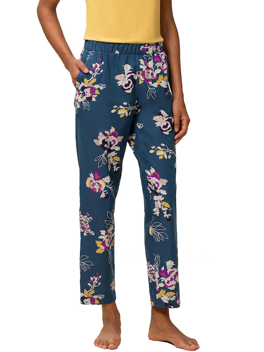 Triumph Winter Cotton Women's Pyjama Pants Blue...