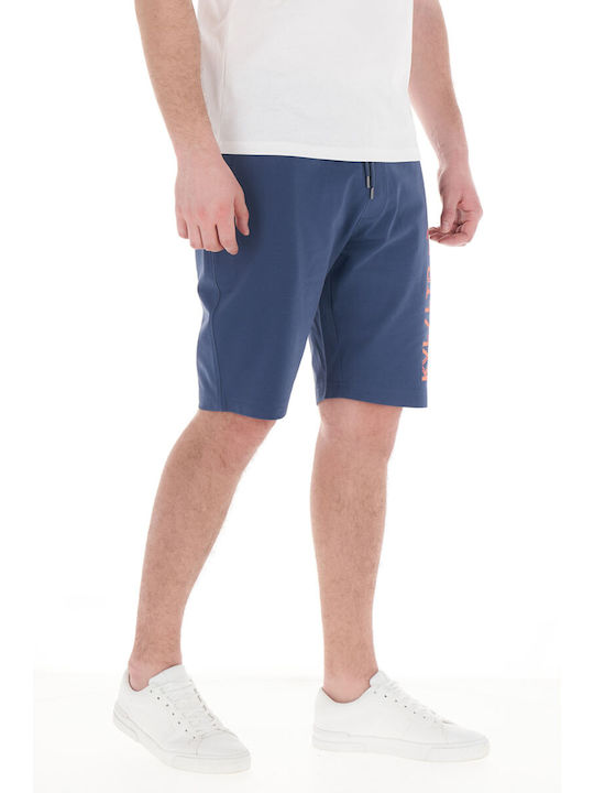 KVL Men's Athletic Shorts Blue