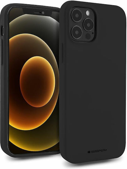 Mercury Back Cover Σιλικόνης Μαύρο (iPhone 14 Plus)