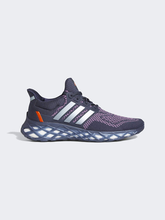 Adidas Ultraboost Web DNA Γυναικεία Αθλητικά Παπούτσια Running Shadow Navy / Magic Grey Met / Pulse Lilac