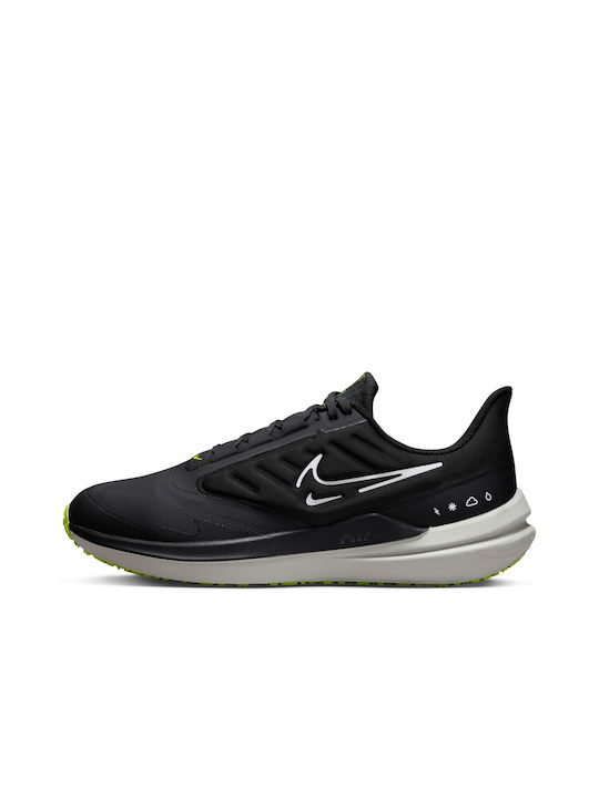 Nike Air Winflo 9 Shield Ανδρικά Αθλητικά Παπούτσια Running Μαύρα