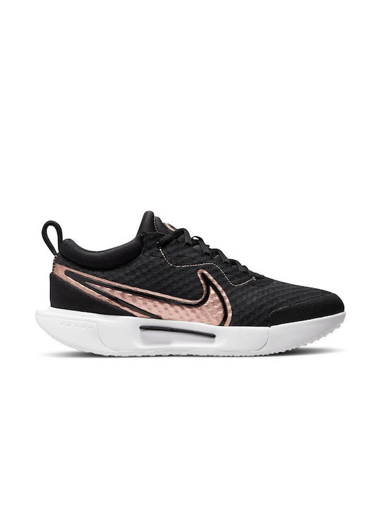 Nike Zoom Pro Women's Tennis Shoes for Hard Courts Black / Mtlc Red Bronze / White