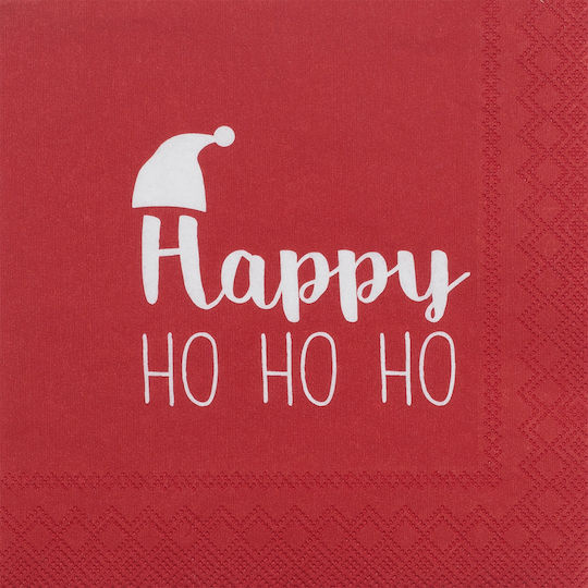 Raeder Set of Christmas Napkins Disposable L25xW25cm. 20pcs