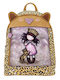 Santoro Rucksack Wild Purrrrrfect Love Παιδική Τσάντα Πλάτης Καφέ 25.5x26.5x10εκ.