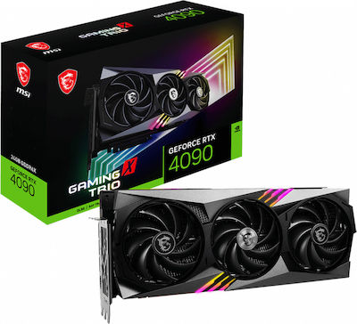 MSI GeForce RTX 4090 24GB GDDR6X Spiel X Trio Grafikkarte