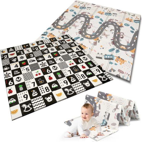 Nukido Drumuri-Șah Activity Mat Multicolor 180x200cm Thickness 10mm Nukido Drumuri-Șah Activity Mat Multicolor 180x200cm Thickness 10mm