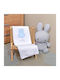 Miffy Pătură Pepinieră Swaddling pături Fleece Albă 80x100cm