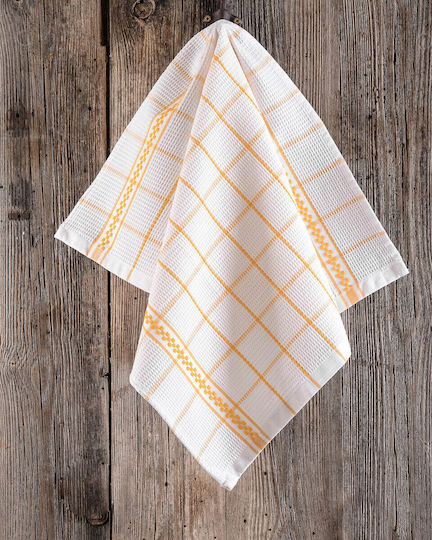 Rythmos Sugar Handtuch aus 100% Baumwolle Yellow 40x60cm